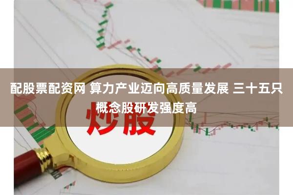配股票配资网 算力产业迈向高质量发展 三十五只概念股研发强度高